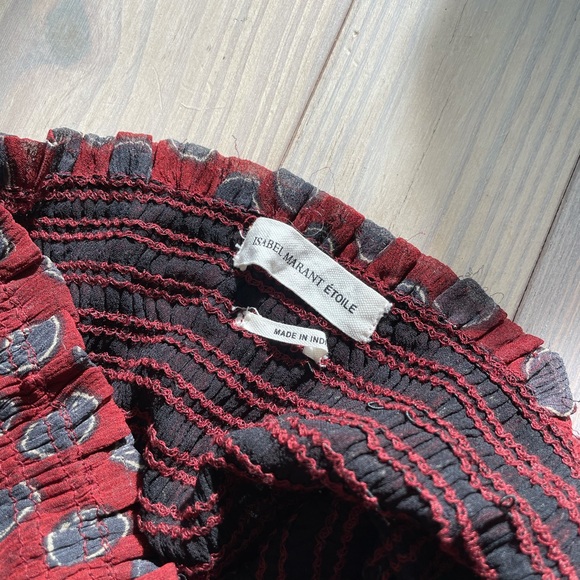 Isabel marant cute skirts mini silk - Picture 4 of 4